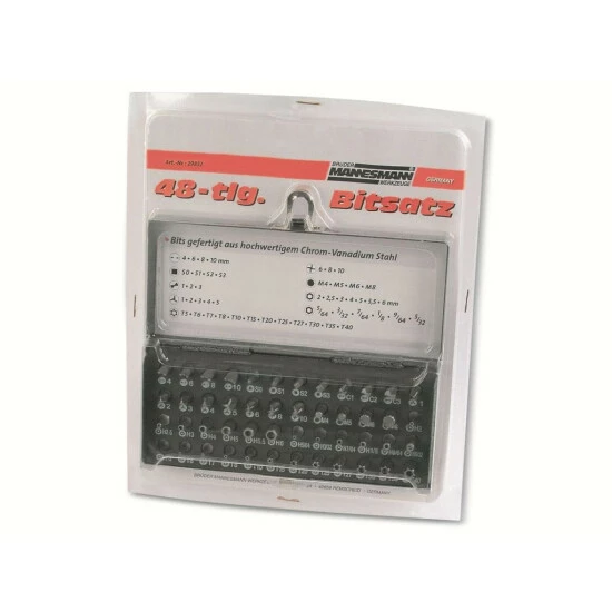 Neu 🌟 Brüder Mannesmann BRÜDER MANNESMANN Bitsatz, 48-teilig 💯 4 Neu 🌟 Brüder Mannesmann BRÜDER MANNESMANN Bitsatz, 48-teilig 💯 – Bild 2
