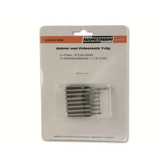Brandneu 🤩 BRÜDER MANNESMANN Bohrer- Und Fräsersatz, 7-teilig 🧨 4 Brandneu 🤩 BRÜDER MANNESMANN Bohrer- Und Fräsersatz, 7-teilig 🧨 – Bild 2