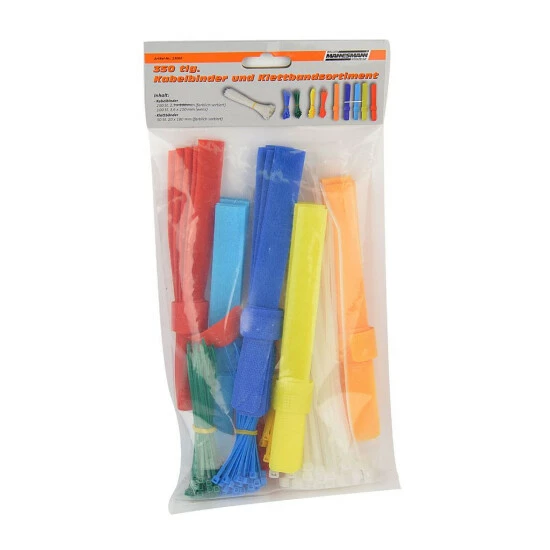 Auslauf 😉 Brüder Mannesmann BRÜDER MANNESMANN Kabelbinder- Und Klettsortiment 350-teilig 🎉 4 Auslauf 😉 Brüder Mannesmann BRÜDER MANNESMANN Kabelbinder- Und Klettsortiment 350-teilig 🎉 – Bild 2