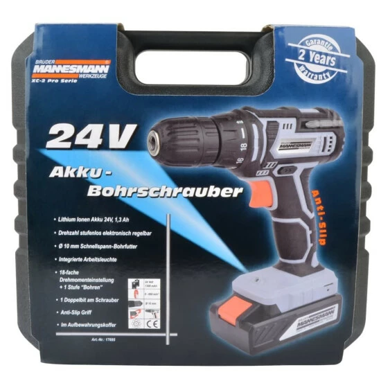 Bestpreis 🤩 Best Brüder Mannesmann Akku-Bohrschrauber 24 V 1,3 Ah ❀ Hohequalität 🌟 7 Bestpreis 🤩 Best Brüder Mannesmann Akku-Bohrschrauber 24 V 1,3 Ah ❀ Hohequalität 🌟 – Bild 5