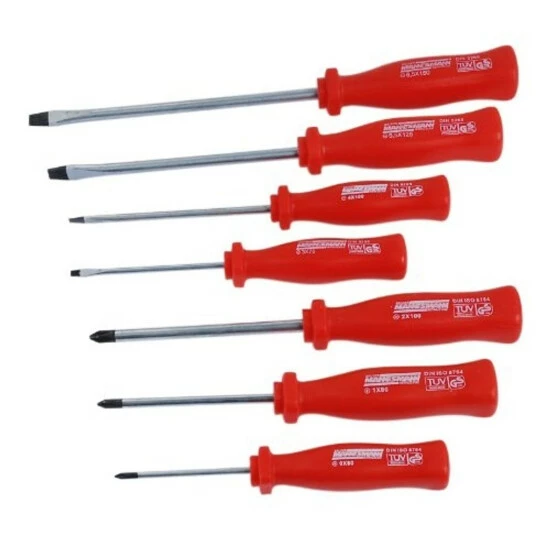 Schlussverkauf 🤩 Brüder Mannesmann Mannesmann Schraubendreher 7-Tlg., M 1190-07-Gs ✔️ 3 Schlussverkauf 🤩 Brüder Mannesmann Mannesmann Schraubendreher 7-Tlg., M 1190-07-Gs ✔️