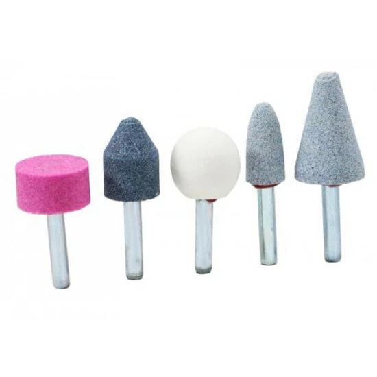 Brandneu 😍 Brüder Mannesmann Schleifkörper Aufsatz Set Rund Kegel 👍 4 Brandneu 😍 Brüder Mannesmann Schleifkörper Aufsatz Set Rund Kegel 👍 – Bild 2