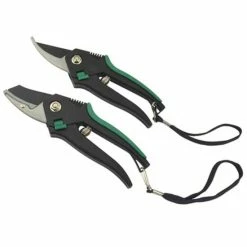 Angebote 👍 Brüder Mannesmann BRÜDER MANNESMANN Leichtmetall-Gartenscheren-Set 2-teilig Schwarz / Grün 🔔 -Brüder Mannesmann Verkäufe unnamed file 229