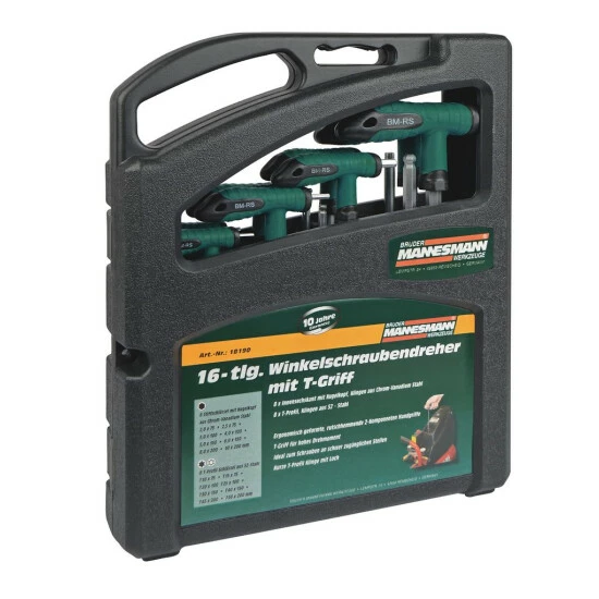 Rabatt 🎁 Brüder Mannesmann Winkelschraubendreher, 16-tlg. 😉 3 Rabatt 🎁 Brüder Mannesmann Winkelschraubendreher, 16-tlg. 😉
