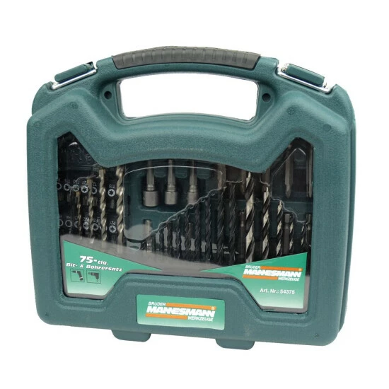 Aktion 🎁 Brüder Mannesmann Bohrer- Und Bitsatz, 75-tlg. ✨ 4 Aktion 🎁 Brüder Mannesmann Bohrer- Und Bitsatz, 75-tlg. ✨ – Bild 2