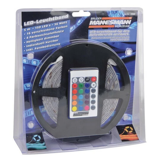 Besorgen 😍 Brüder Mannesmann LED-Leuchtband 5 M 😉 3 Besorgen 😍 Brüder Mannesmann LED-Leuchtband 5 M 😉