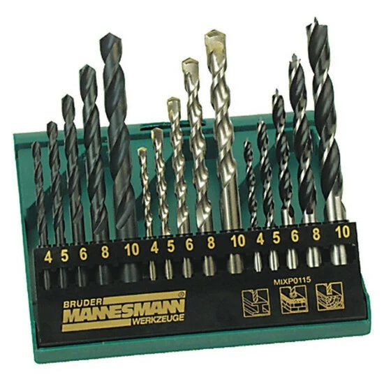 Top 10 ✨ Brüder Mannesmann 15-teiliges Bohrer-Set 54315 👍 3 Top 10 ✨ Brüder Mannesmann 15-teiliges Bohrer-Set 54315 👍