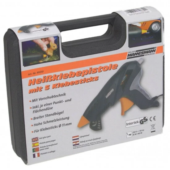 Billig ⭐ Brüder Mannesmann Heißklebepistole Klebepistole Mit 5 Klebesticks + Koffer 💯 4 Billig ⭐ Brüder Mannesmann Heißklebepistole Klebepistole Mit 5 Klebesticks + Koffer 💯 – Bild 2