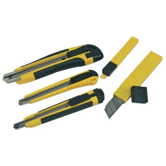 Blitzangebot 💯 Brüder Mannesmann BRÜDER MANNESMANN Cutter-Satz 3-teilig Schwarz/gelb Mit Jeweils 10 Ersatzklingen 👍 3 Blitzangebot 💯 Brüder Mannesmann BRÜDER MANNESMANN Cutter-Satz 3-teilig Schwarz/gelb Mit Jeweils 10 Ersatzklingen 👍