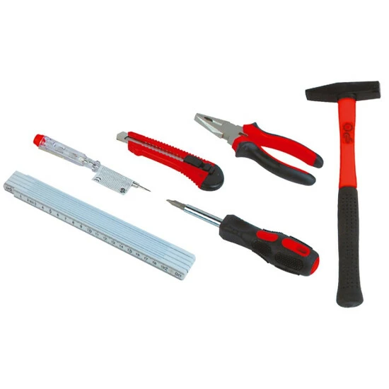 Top 10 ✔️ Brüder Mannesmann BRÜDER MANNESMANN Werkzeug-Satz 7-tlg Schwarz / Rot In Einer Nylon-Gürteltasche 🥰 4 Top 10 ✔️ Brüder Mannesmann BRÜDER MANNESMANN Werkzeug-Satz 7-tlg Schwarz / Rot In Einer Nylon-Gürteltasche 🥰 – Bild 2