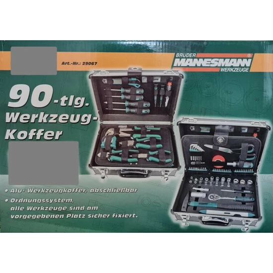Bestes Angebot 🛒 Brüder Mannesmann Alu-Werkzeugkoffer 90-tlg. ✔️ 11 Bestes Angebot 🛒 Brüder Mannesmann Alu-Werkzeugkoffer 90-tlg. ✔️ – Bild 9