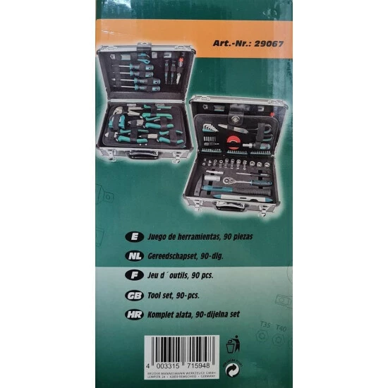 Bestes Angebot 🛒 Brüder Mannesmann Alu-Werkzeugkoffer 90-tlg. ✔️ 13 Bestes Angebot 🛒 Brüder Mannesmann Alu-Werkzeugkoffer 90-tlg. ✔️ – Bild 11