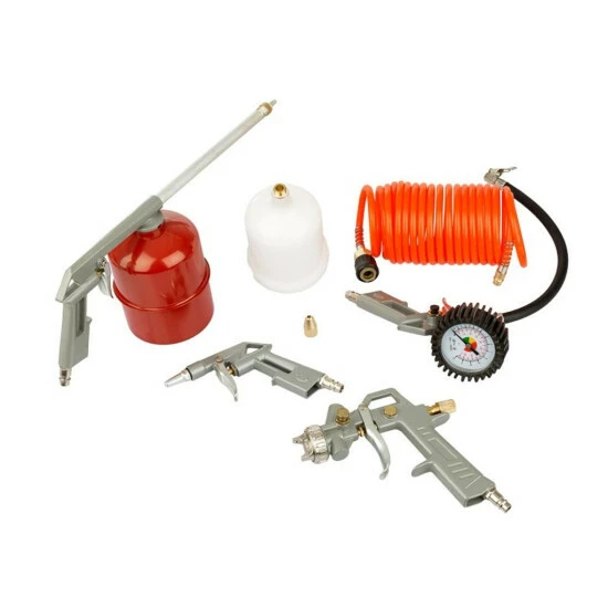 Brandneu ✔️ Brüder Mannesmann BRÜDER MANNESMANN Druckluftsatz 5-teilig Mit Stecktülle 🔔 4 Brandneu ✔️ Brüder Mannesmann BRÜDER MANNESMANN Druckluftsatz 5-teilig Mit Stecktülle 🔔 – Bild 2