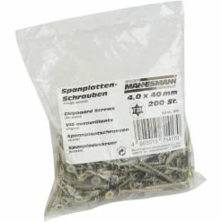 Top 10 ⌛ Brüder Mannesmann BRÜDER MANNESMANN Spanplattenschrauben 4,0 X 40 Mm 200 Stück 🧨