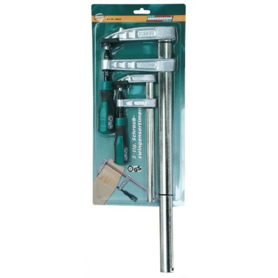 Großhandel 🔔 Brüder Mannesmann MANNESMANN Schraubzwingensatz (M90440) ✨ 4 Großhandel 🔔 Brüder Mannesmann MANNESMANN Schraubzwingensatz (M90440) ✨ – Bild 2