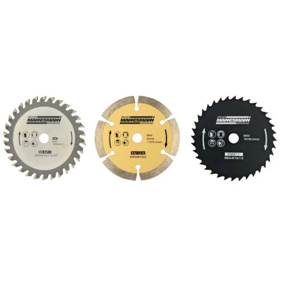 Bestpreis ⌛ Brüder Mannesmann Sägeblatt-Set Für Kreissägen 3 Stk. 🛒 4 Bestpreis ⌛ Brüder Mannesmann Sägeblatt-Set Für Kreissägen 3 Stk. 🛒 – Bild 2