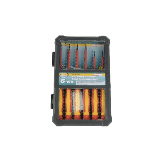 Brandneu 😀 Brüder Mannesmann Elektro-Feinmechaniker-Schraubendrehersatz, 6-tlg. ❤️ 3 Brandneu 😀 Brüder Mannesmann Elektro-Feinmechaniker-Schraubendrehersatz, 6-tlg. ❤️